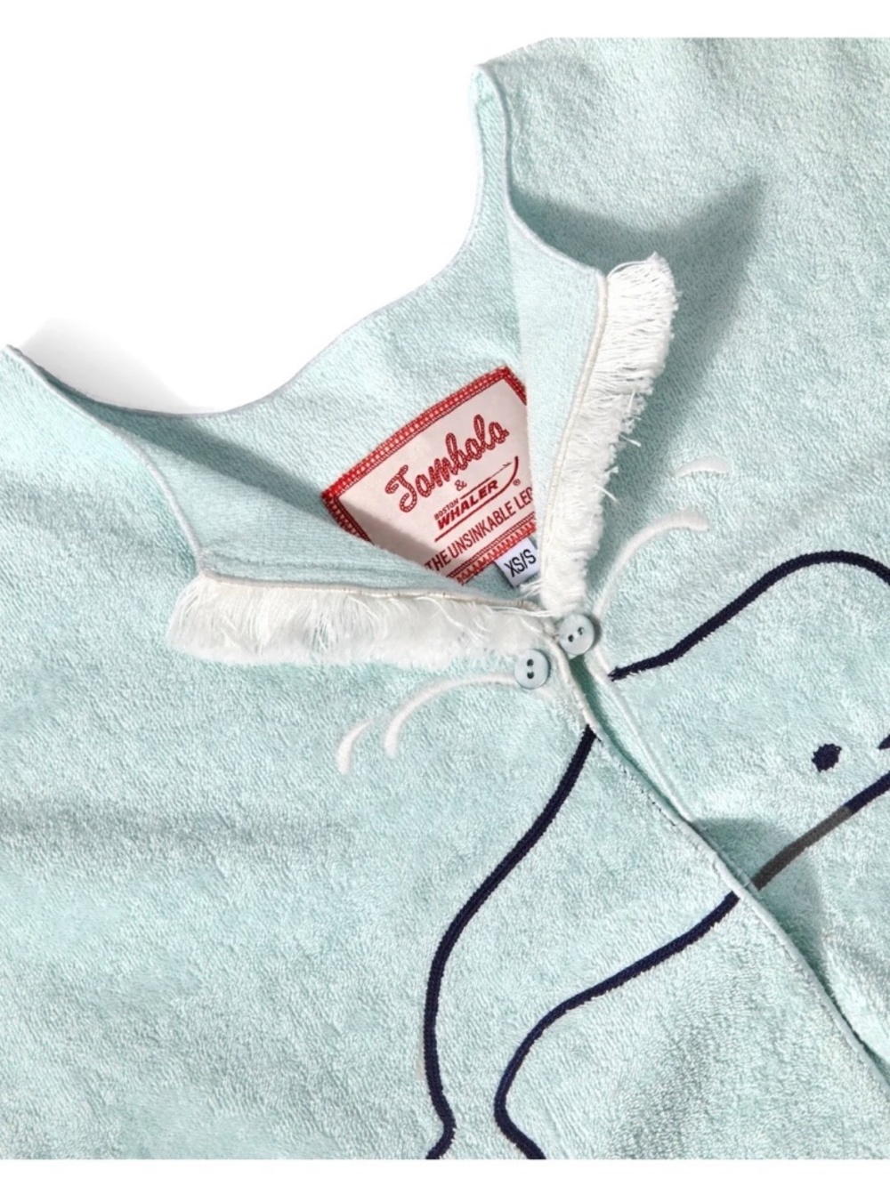 Tombolo "Boston Whaler" Hand Towel Top WMNS M/L BNWT - Picture 2 of 5